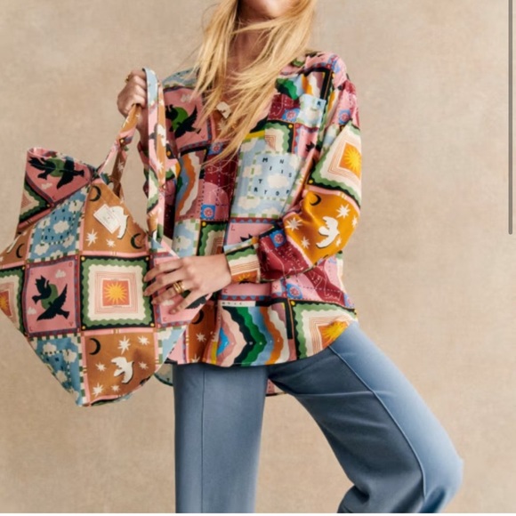 Sezane Handbags - Sezane Canvas Tote